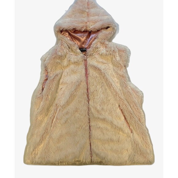 Girls Light Pink Guzzy Vest - Picture 1 of 4